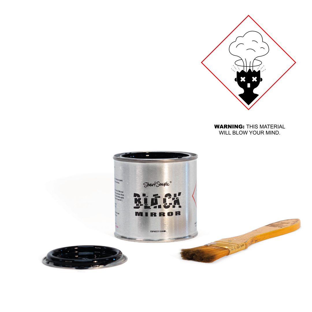 Black Mirror BETA - The shiniest most reflective brush-able black on the planet!