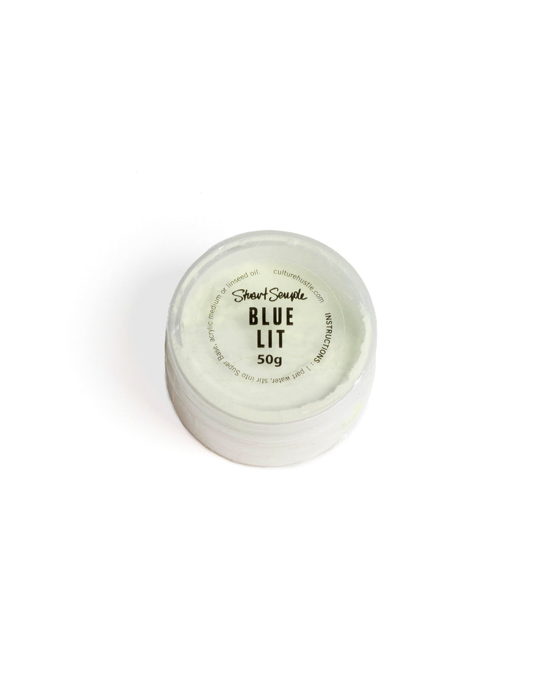 BLUE LIT - the world's glowiest glow pigment, 100% pure LIT powder in blue by Stuart Semple