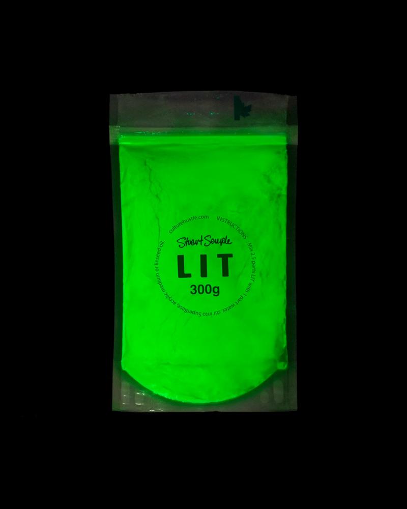 LIT - the world's glowiest glow pigment, 100% pure LIT powder by Stuart Semple