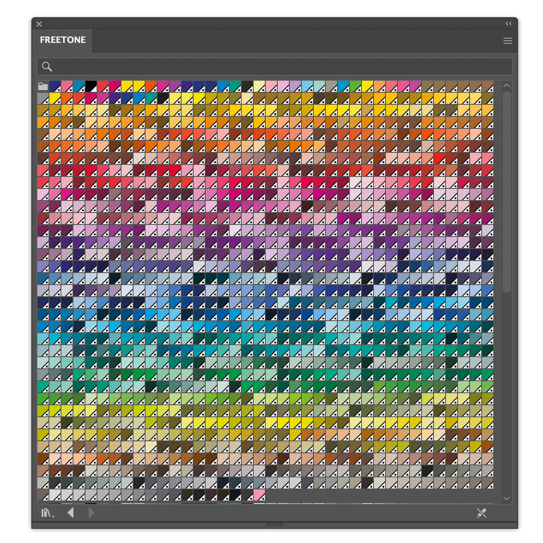 FREETONE - Pantone-ish colour palette for Adobe products by Stuart Semple