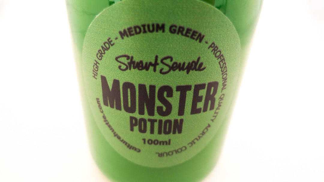 MONSTER - medium green, high grade professional acrylic paint, by Stuart Semple 100ml
