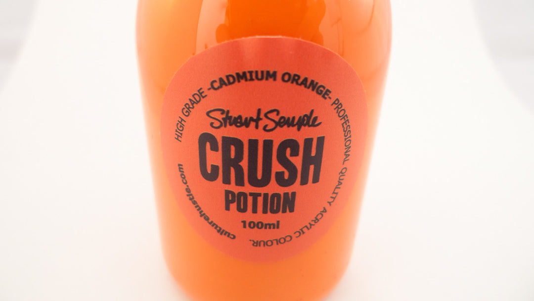 CRUSH - cadmium orange, high grade professional acrylic paint, by Stuart Semple 100ml