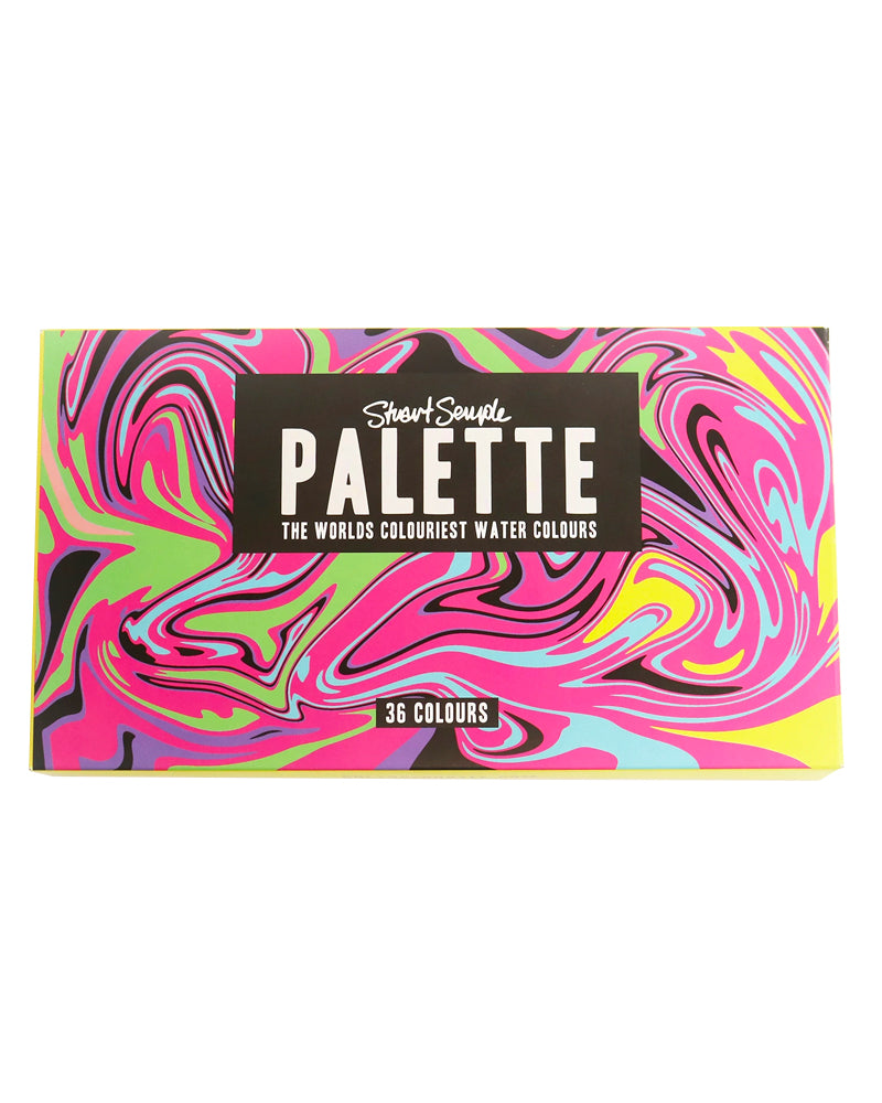 Palette - 36 professional quality watercolours - the world's colouriest water colours