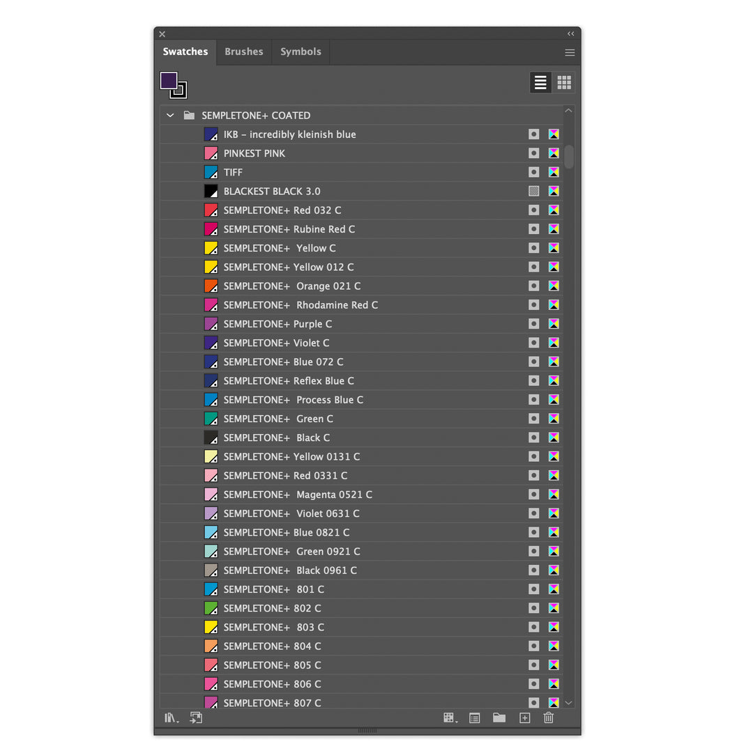 FREETONE - Pantone-ish colour palette for Adobe products by Stuart Semple