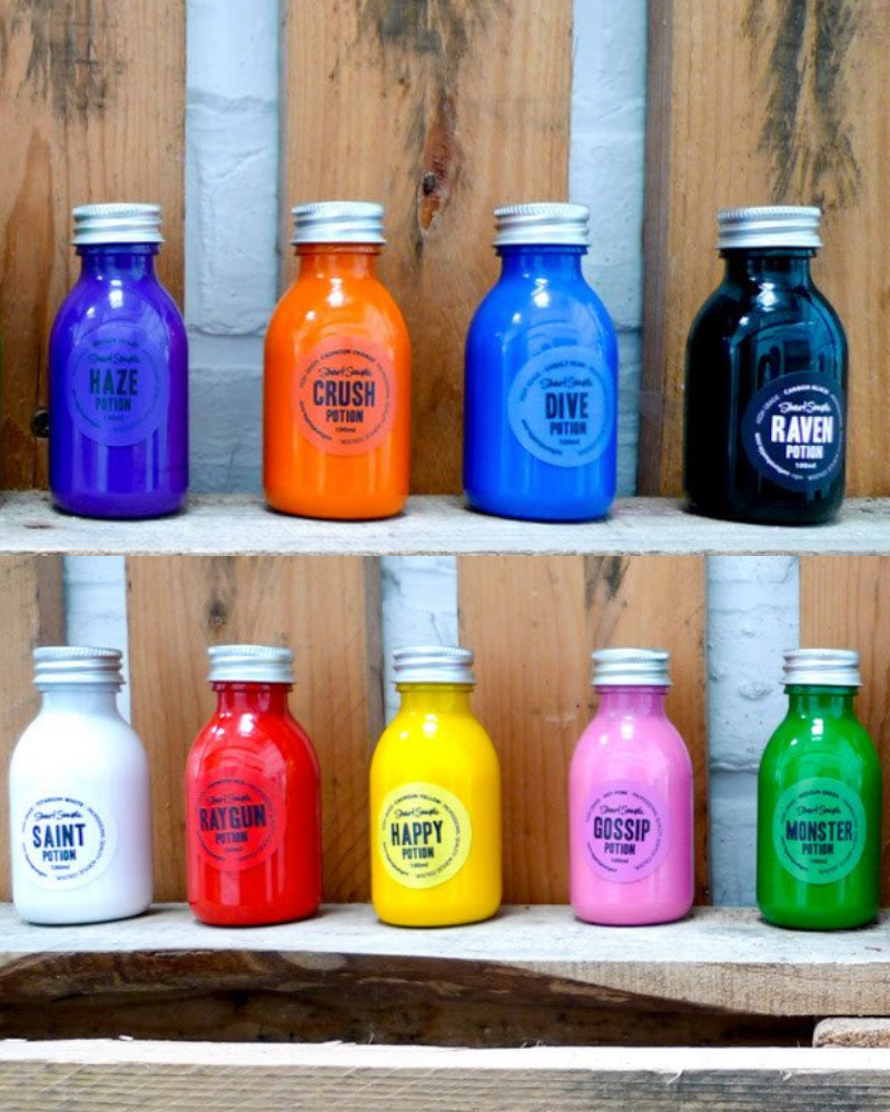 A POTION PACK - full set of 9 high grade acrylic paints, by Stuart Semple