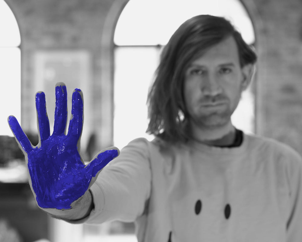 EASY K****N - Incredibly K****nish Blue acrylic paint