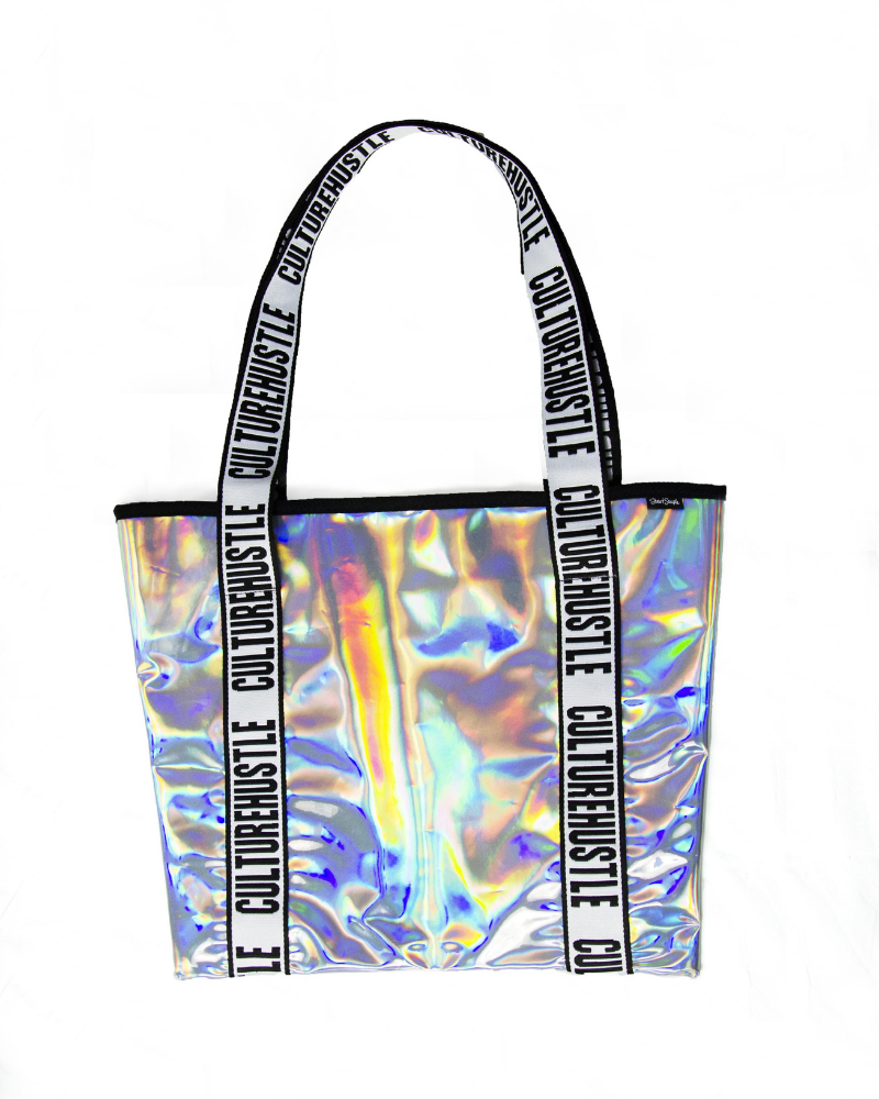 Iridescent discount tote bag