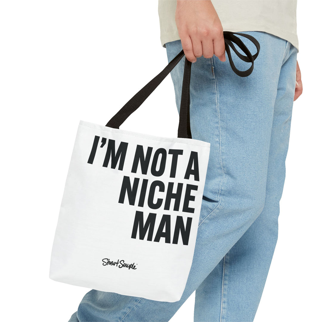 NOT A NICHE MAN - Canvas Tote Printify