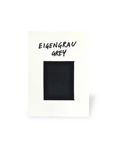 "OFF-BLACK"  - Eignegrau liminal grey acrylic paint Stuart Semple