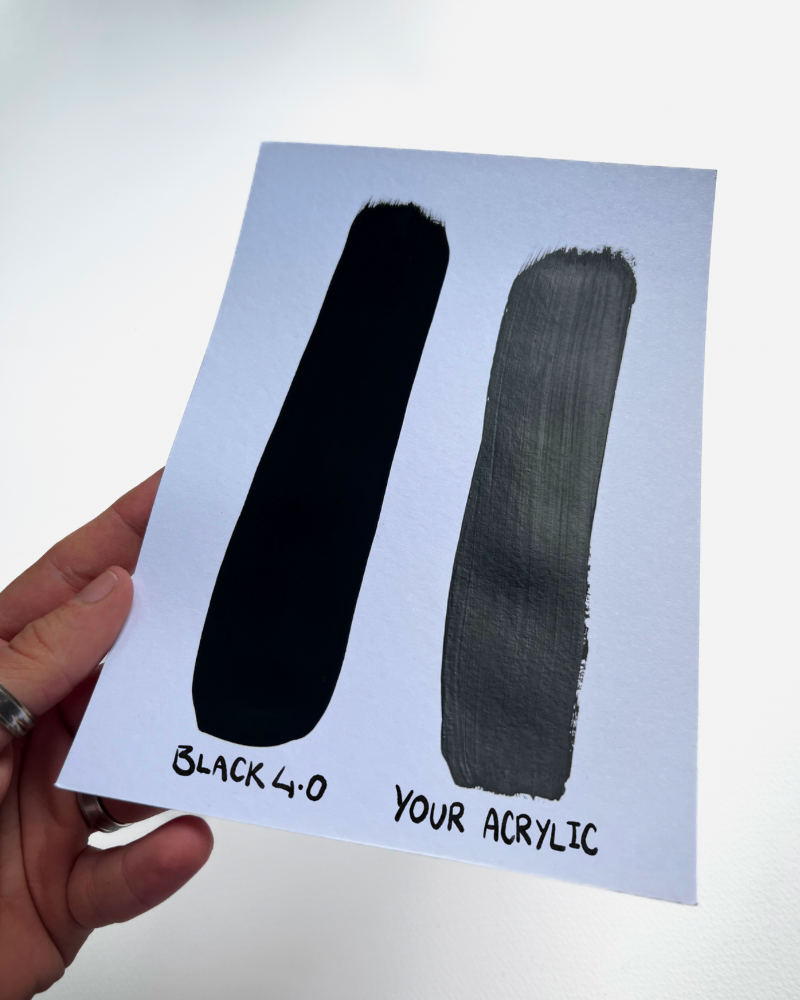 BLACK 4.0 The blackest black paint in the known universe NEW