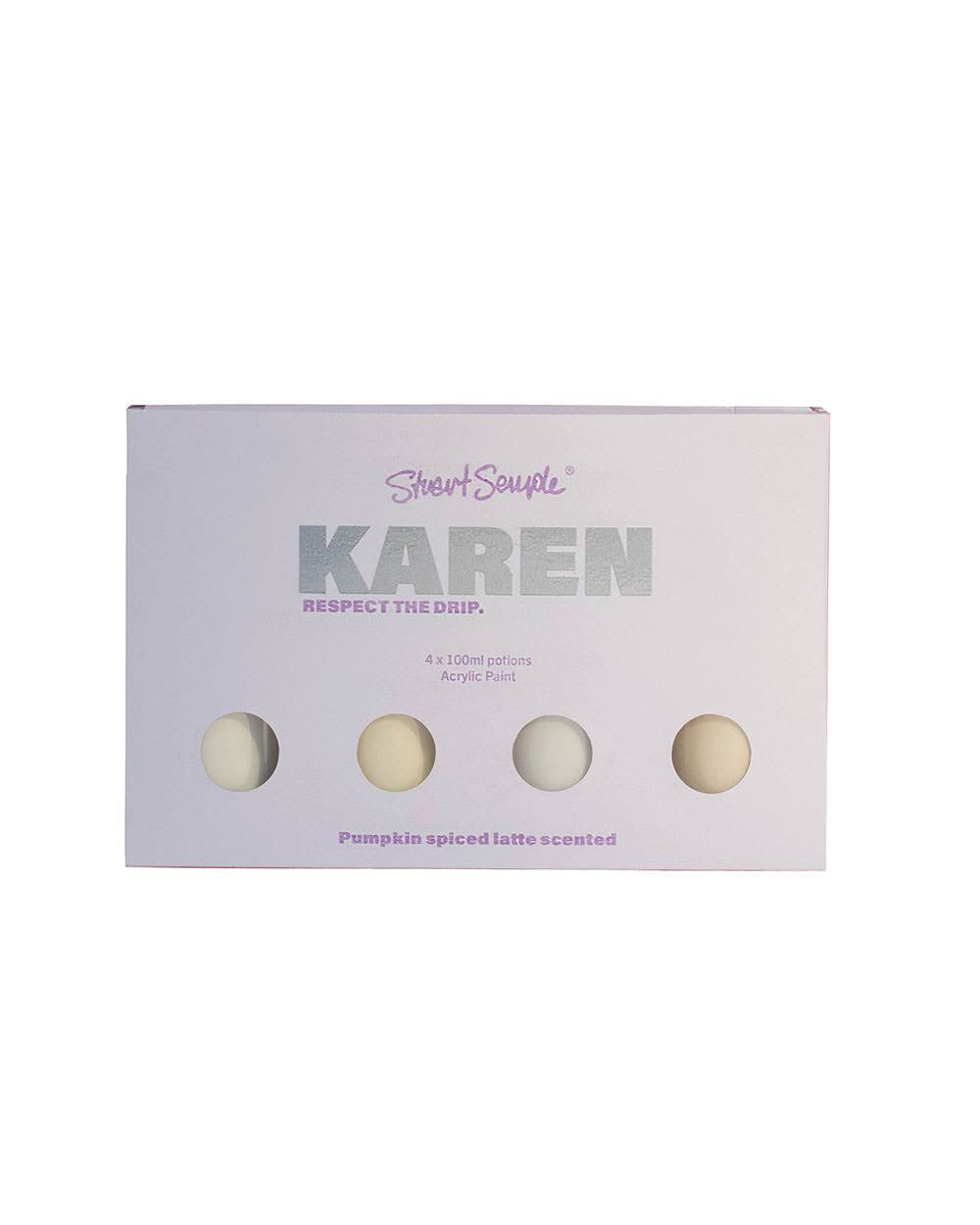 Karen - Set of 4 Acrylic Paint Potions Stuart Semple