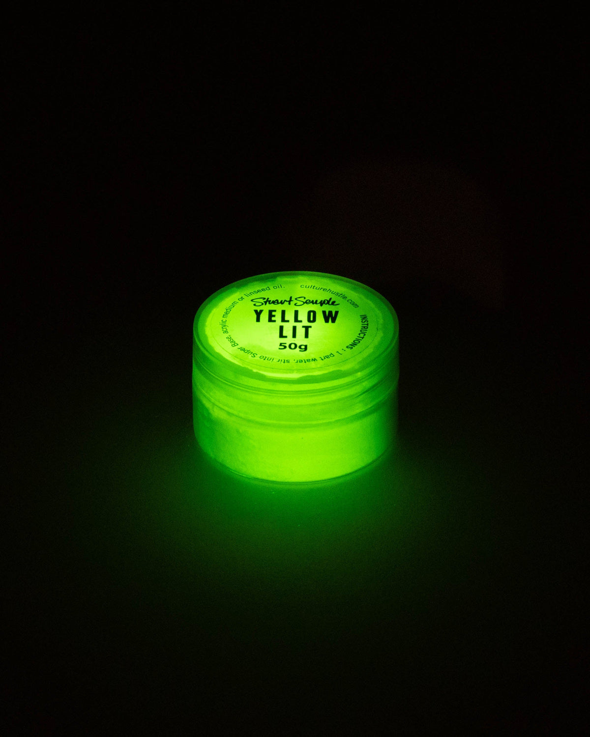 YELLOW LIT - the world's glowiest glow pigment, 100% pure LIT powder by Stuart Semple Stuart Semple