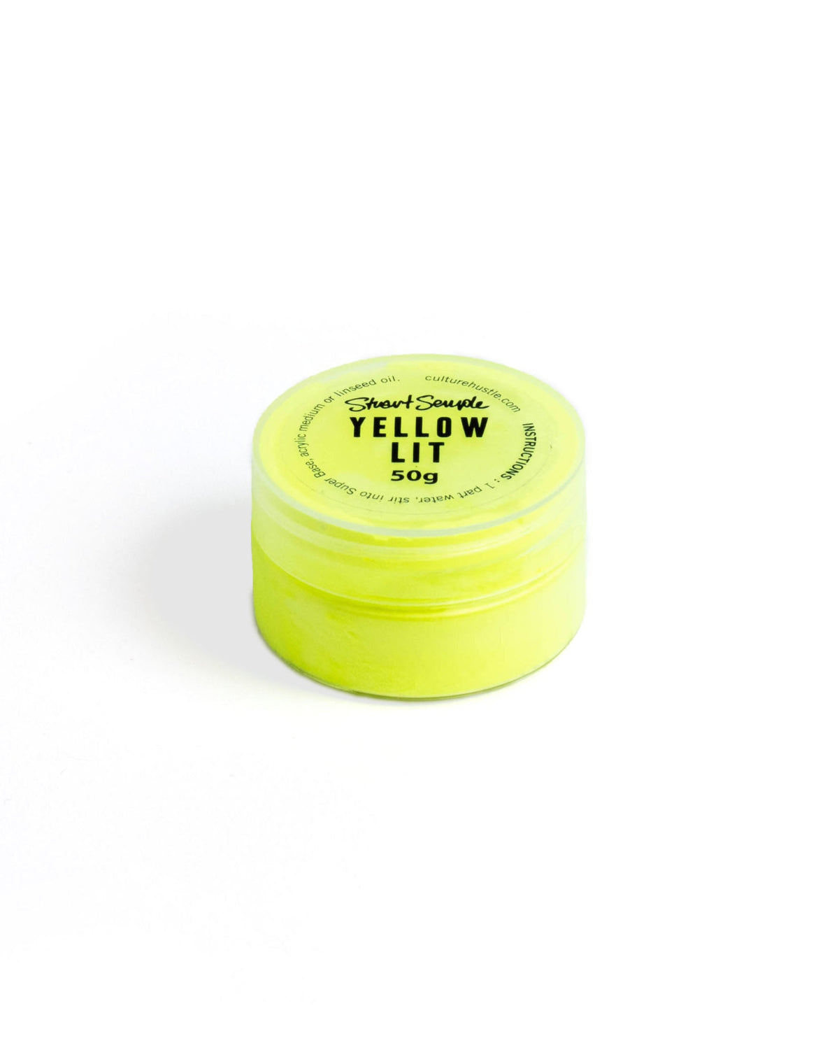 YELLOW LIT - the world's glowiest glow pigment, 100% pure LIT powder by Stuart Semple Stuart Semple