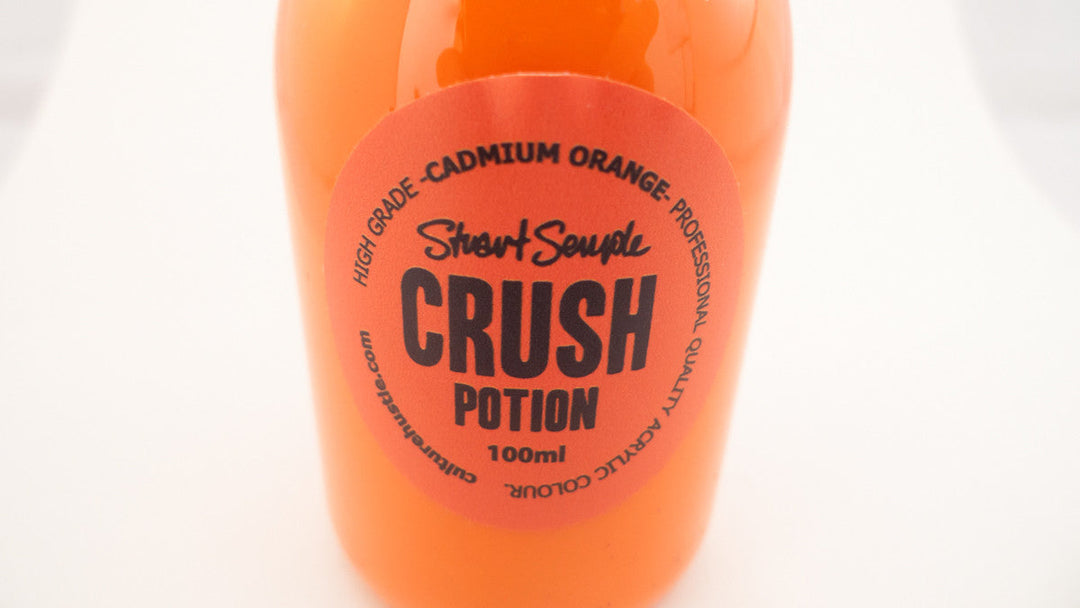 CRUSH - cadmium orange, high grade professional acrylic paint, by Stuart Semple 100ml