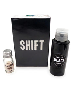 SHIFT - Colour changing rainbow paint - Black 2.0 x Rainbow Liquid Stuart Semple