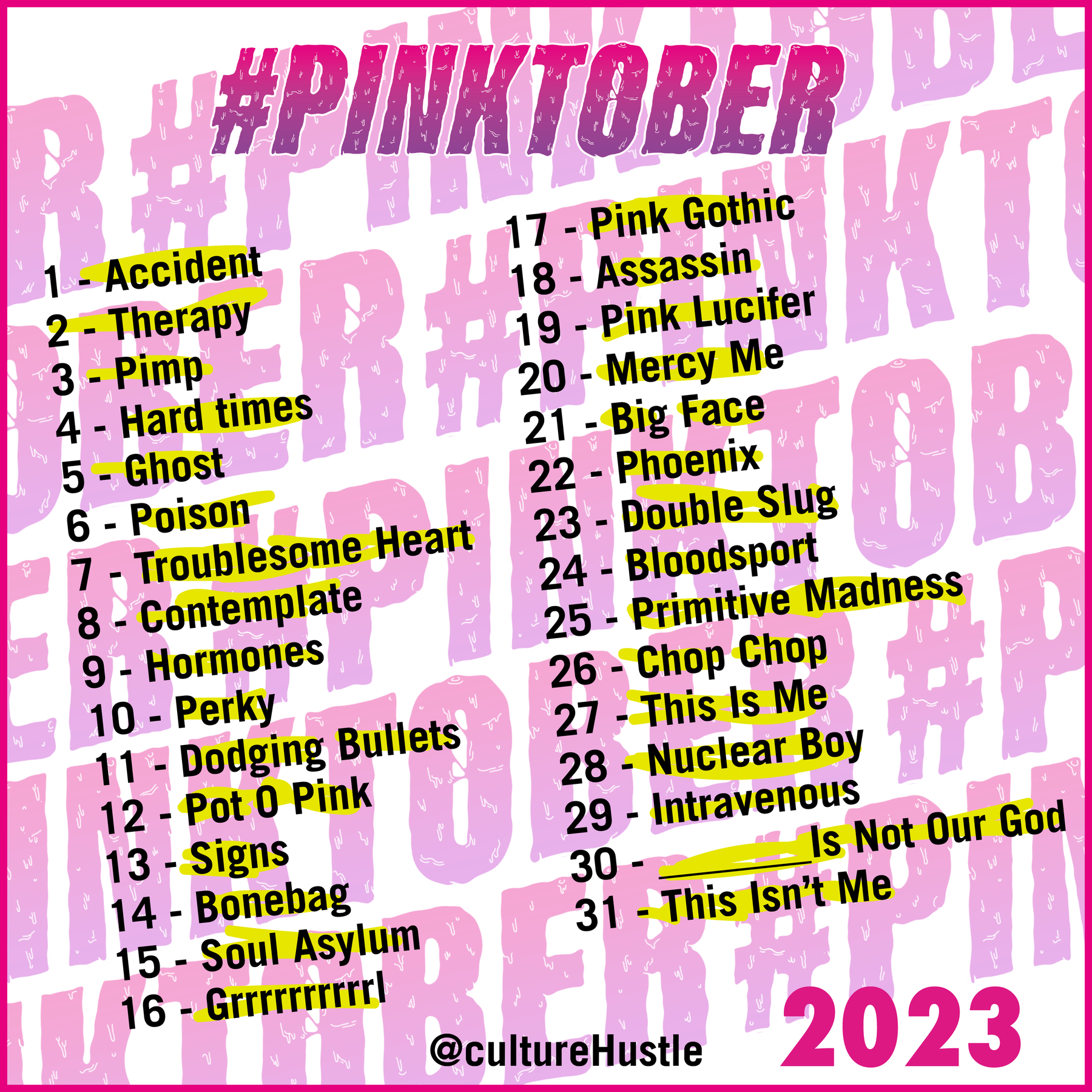P-INK - THE PINKEST PINK INK - 30ML – Culture Hustle
