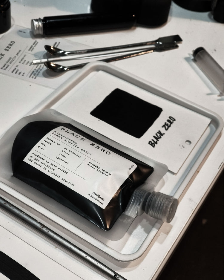 BLACK ZERO (beta) - algae paint that removes co₂ Stuart Semple