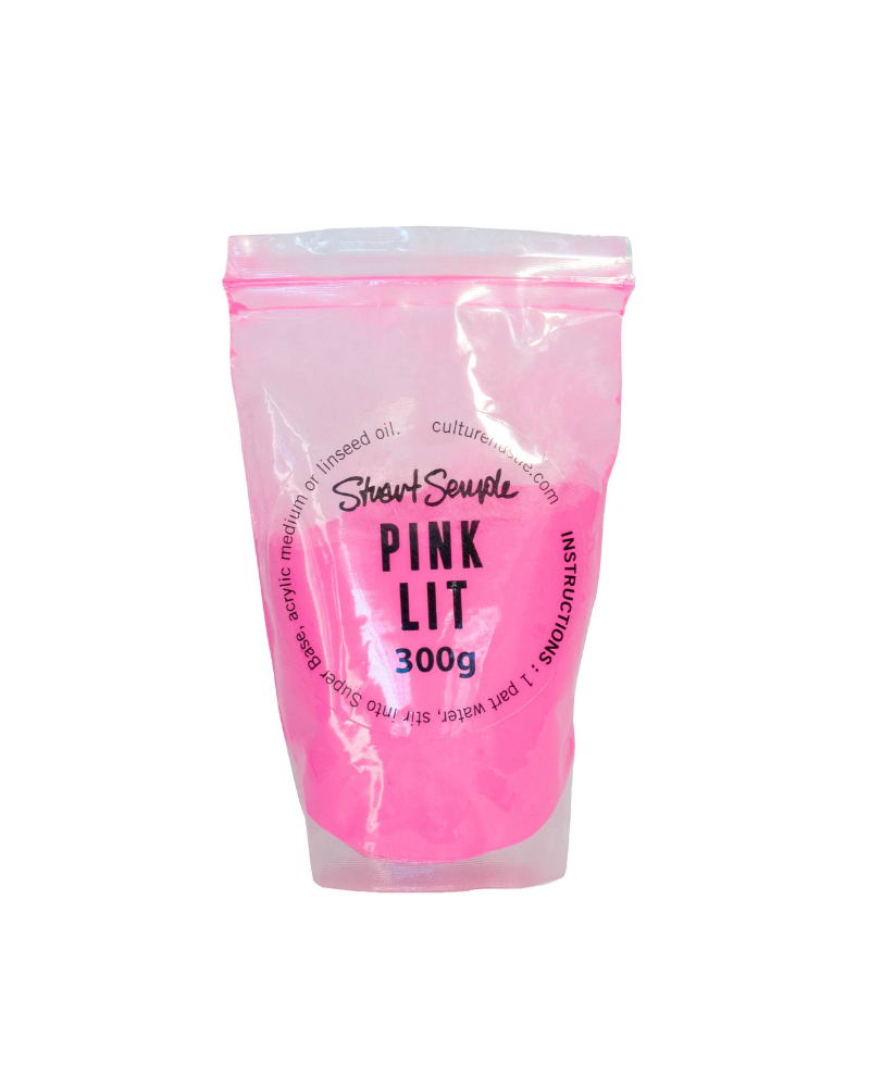 PINK LIT XL - the world's glowiest glow pigment - 300g Stuart Semple