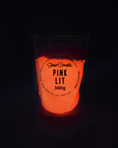 PINK LIT - the world's glowiest glow pigment, 100% pure LIT powder in pink by Stuart Semple Stuart Semple