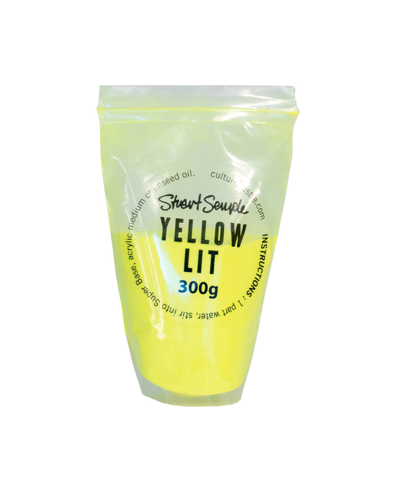 YELLOW LIT XL -  the world's glowiest glow pigment - 300g Stuart Semple