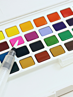 Palette - 36 professional quality watercolours - the world's colouriest water colours Stuart Semple