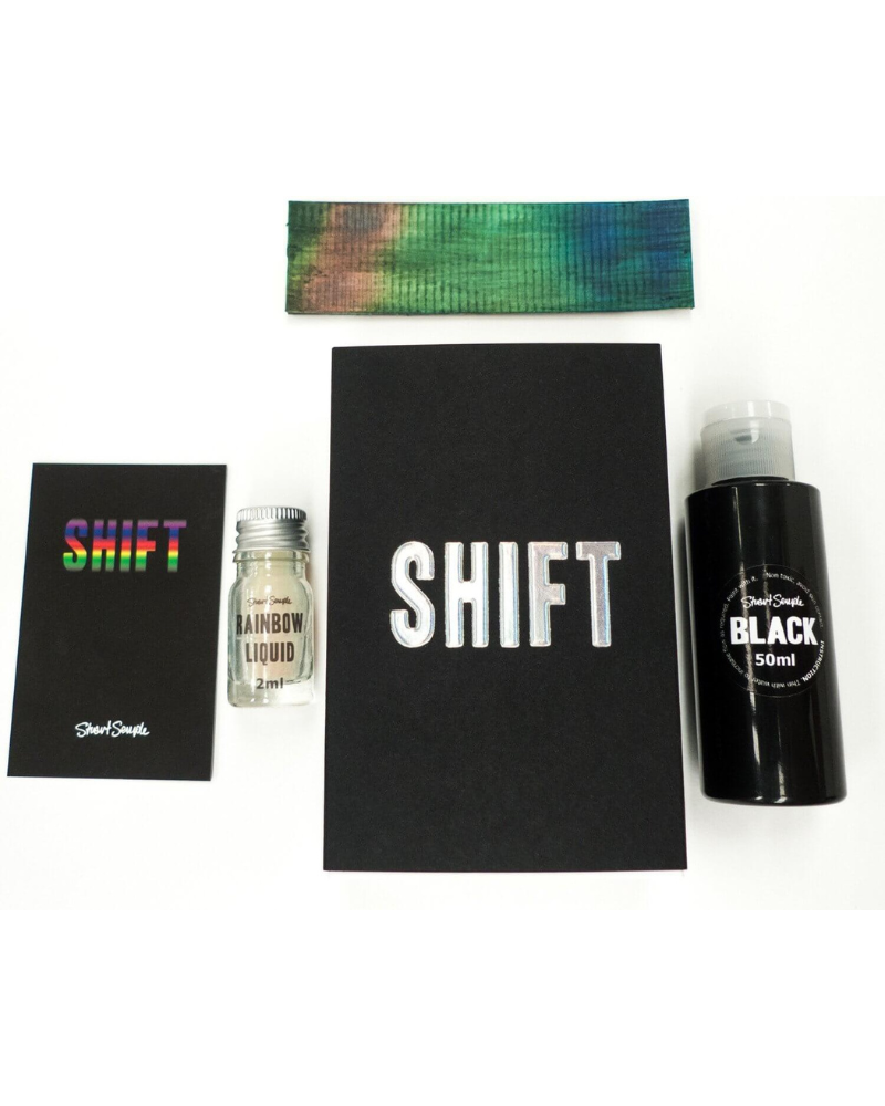 SHIFT - Colour changing rainbow paint - Black 2.0 x Rainbow Liquid Stuart Semple