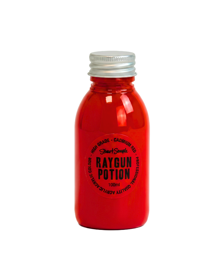 RAYGUN - cadmium red, high grade professional acrylic paint, by Stuart Semple 100ml Stuart Semple