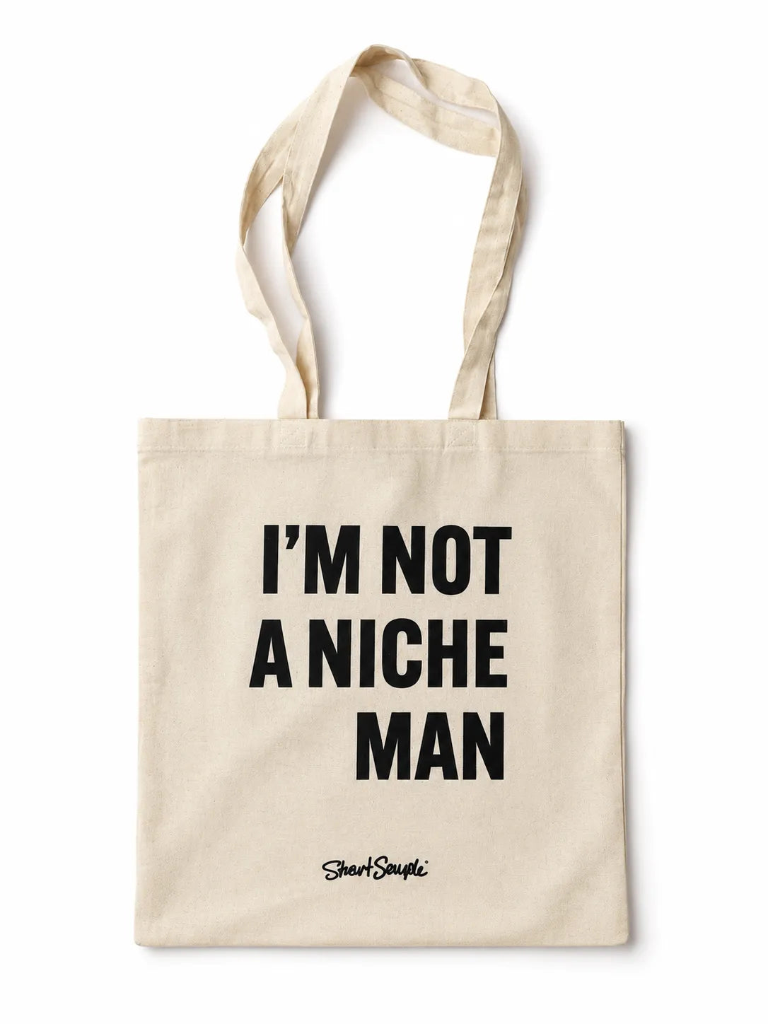 I'M NOT A NICHE MAN - Cotton Canvas Tote Printify