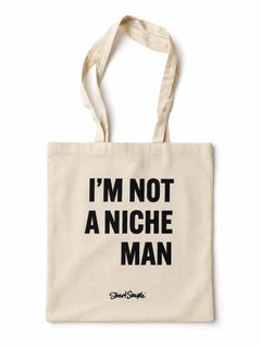 I'M NOT A NICHE MAN - Cotton Canvas Tote Printify