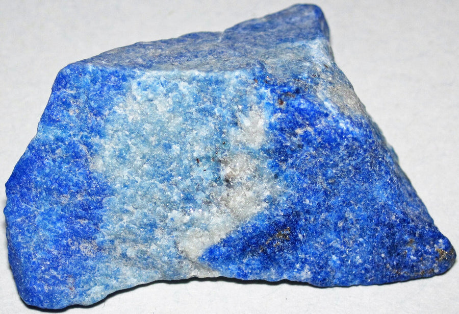 A piece of deep blue lapis lazuli from Sar-e-Sang, Afghanistan