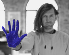EASY K****N - Incredibly K****nish Blue acrylic paint Stuart Semple
