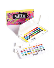 Palette - 36 professional quality watercolours - the world's colouriest water colours