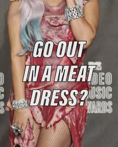 Artistic License: meat dress