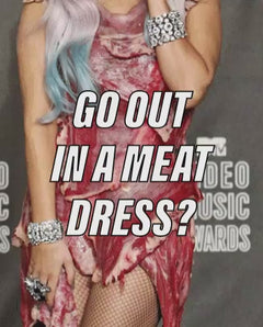 Artistic License: meat dress