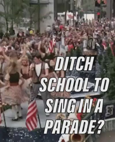 Artistic License: Ferris Bueller parade