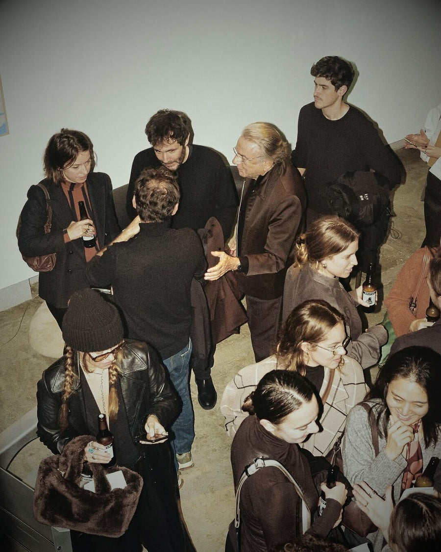 A crowd at Art Club