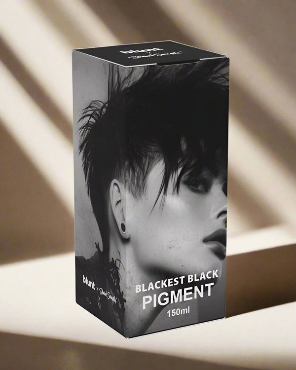 Blackest Black hair pigment box