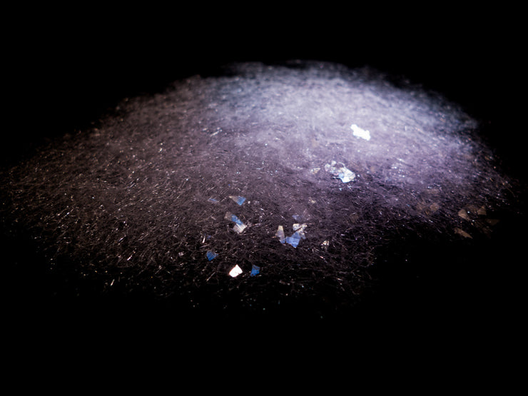 Create your own diamond dust pictures from some ordinary gift bags 