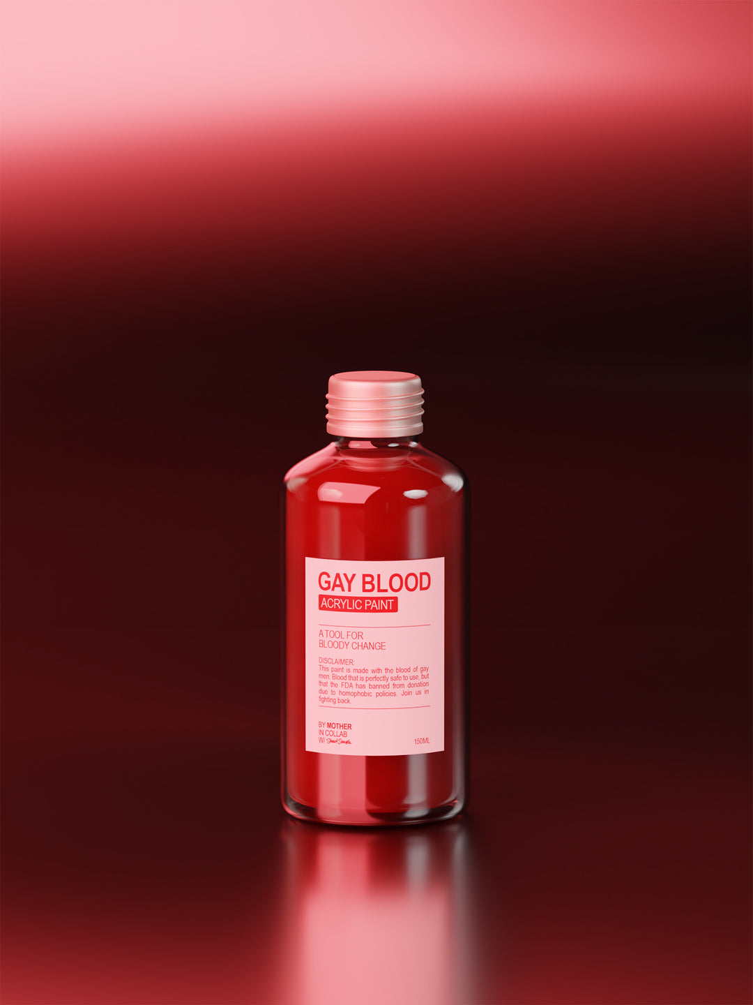 The Gay Blood Acrylic Paint