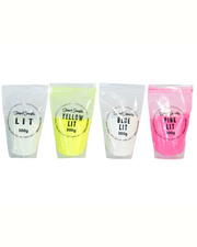 MEGALIT - set of 4 x 300g of the Colouriest Lit Powders