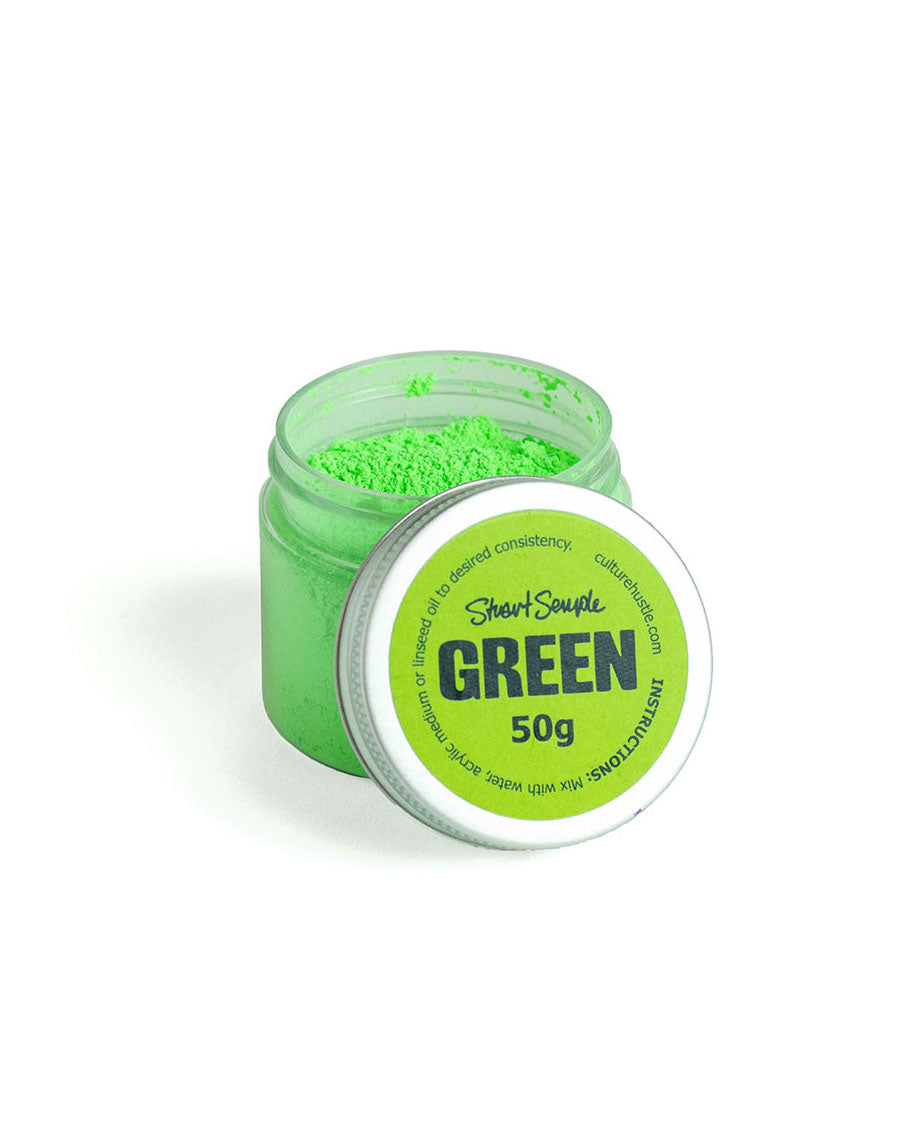 THE WORLD’S GREENEST GREEN- 50g powdered paint by Stuart Semple