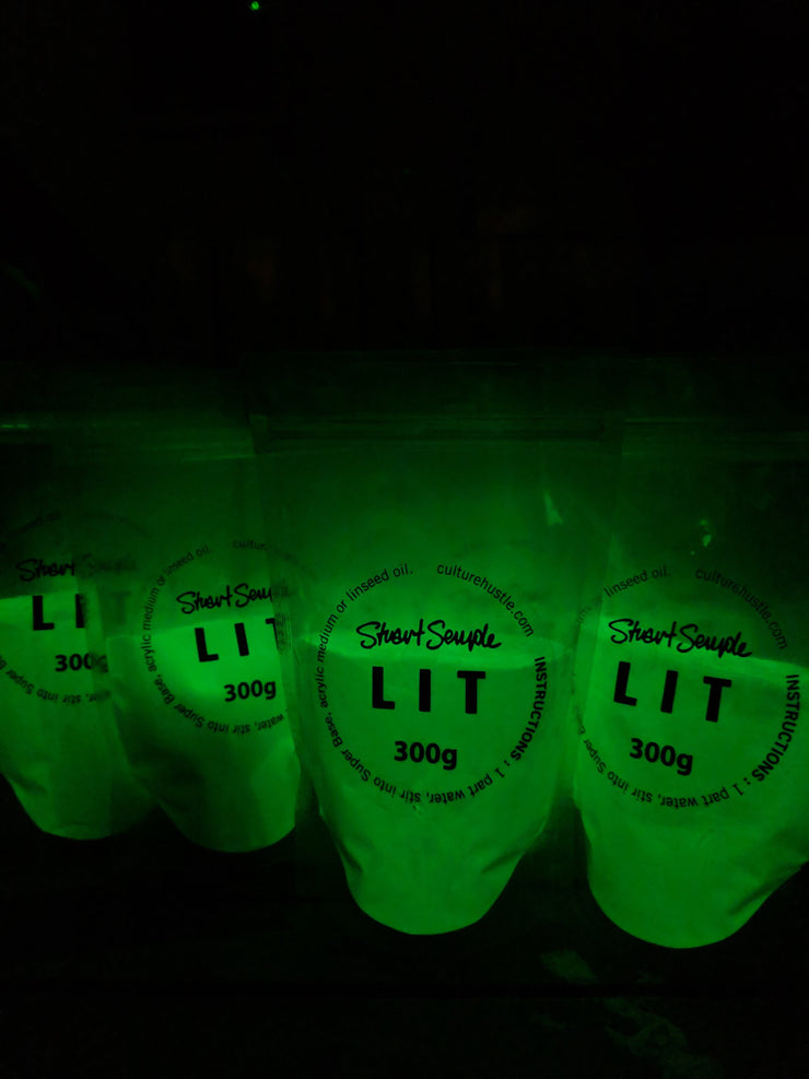 LIT XL - the world's glowiest glow pigment - 300g