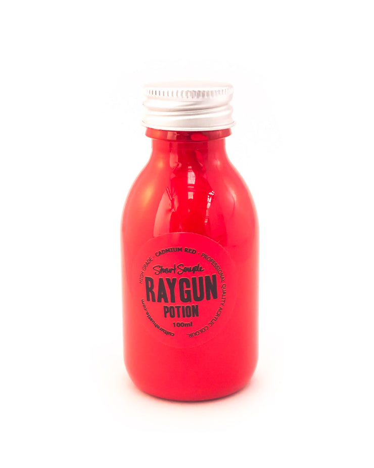 RAYGUN - cadmium red, high grade professional acrylic paint, by Stuart Semple 100ml