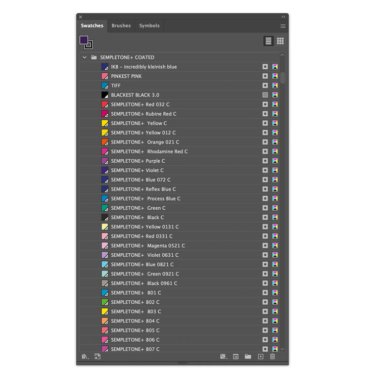 FREETONE - Pantone-ish colour palette for Adobe products by Stuart Semple