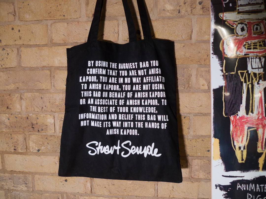 THE BAGGIEST BAG - 100% cotton screenprinted tote bag