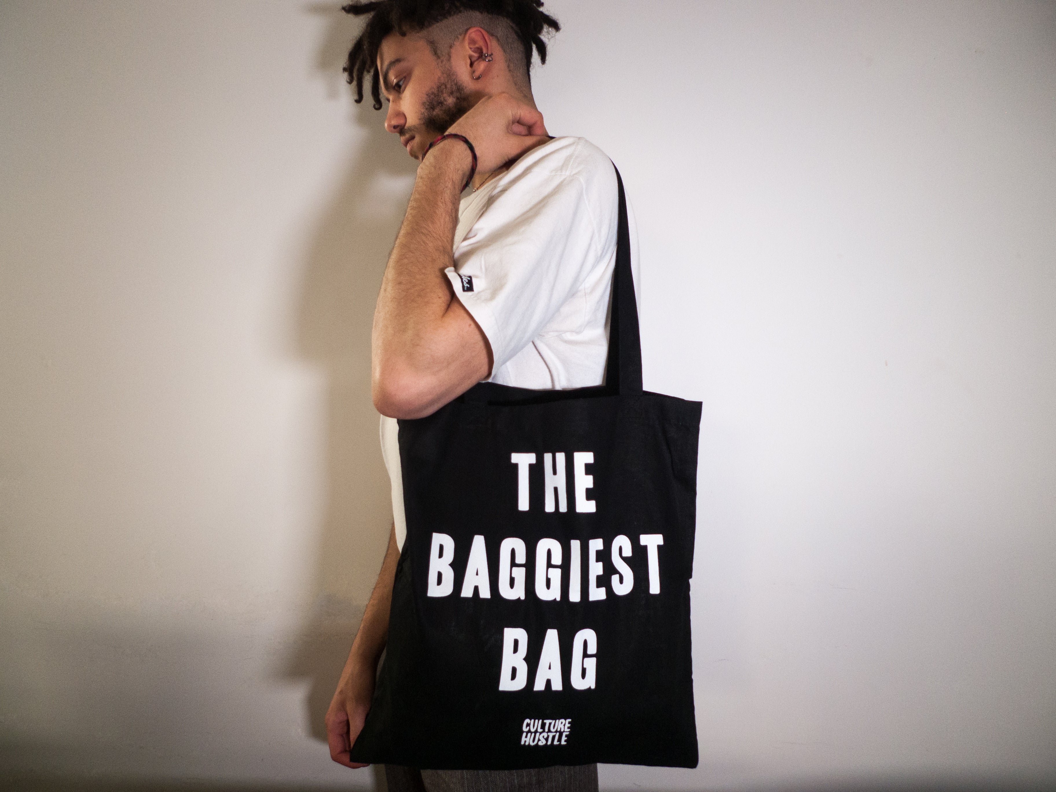 Stuart Semples BAGGIEST BAG - 100% cotton screenprinted tote